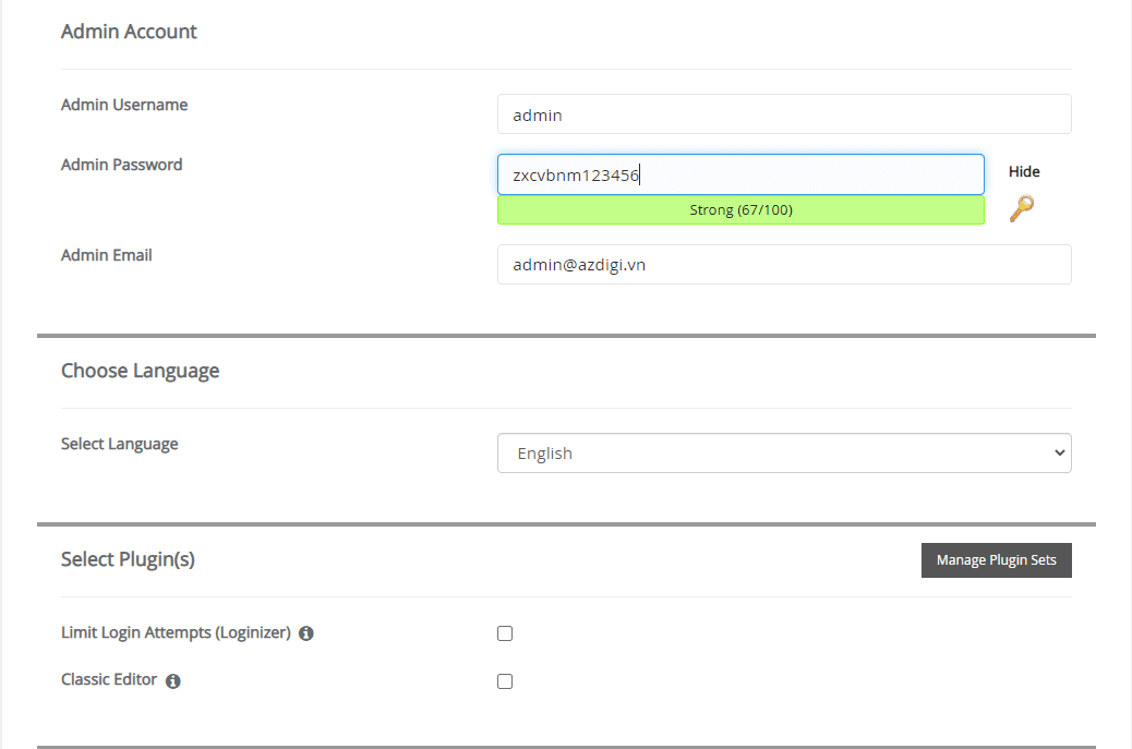 Softaculous trên Centos Web Panel