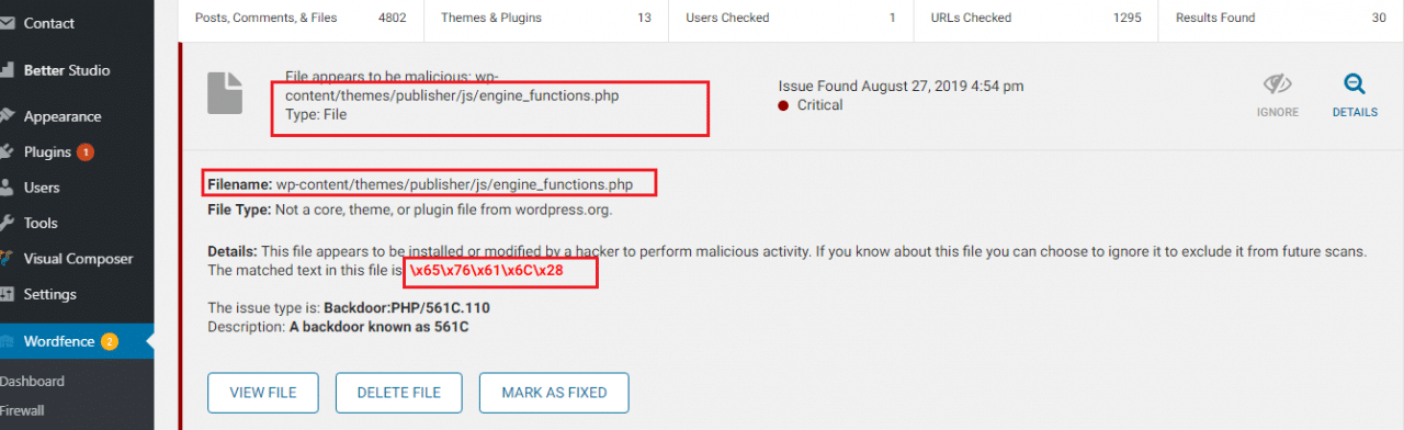Cách xử lý khi website WordPress nhiễm mã độc 4 Xử lý mã độc đơn giản bằng Plugin